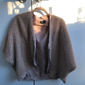 Batwing zip up cardigan